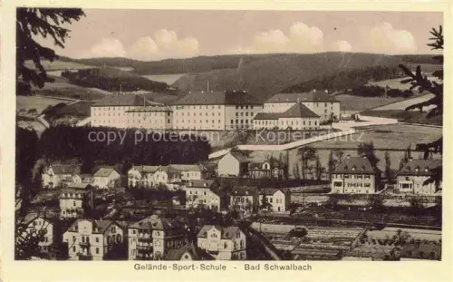AK / Ansichtskarte BAD SCHWALBACH Hessen Gelaende Sport Schule 
