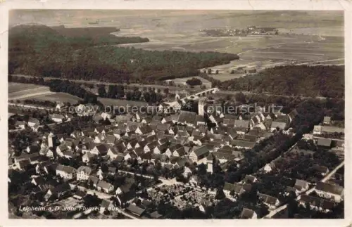 AK / Ansichtskarte Leipheim Fliegeraufnahme