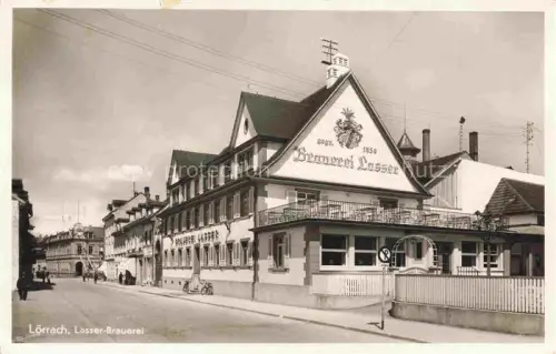 AK / Ansichtskarte LoeRRACH Baden BW Lasser Brauerei