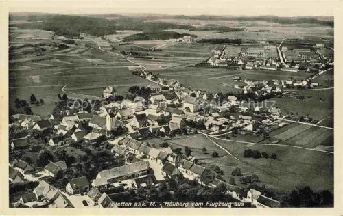 AK / Ansichtskarte Stetten am kalten Markt Heuberg BW Fliegeraufnahme