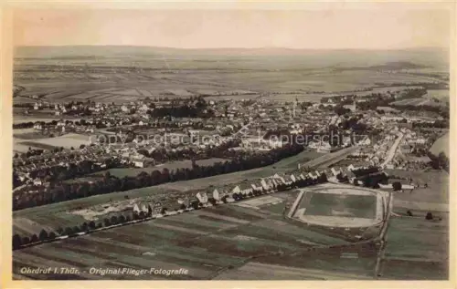 AK / Ansichtskarte Ohrdruf Fliegeraufnahme