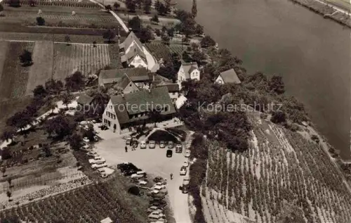 AK / Ansichtskarte Besigheim Neckar Ludwigsburg BW Hoehengaststaette Schreyerhof Schiffs Anlegestelle Fliegeraufnahme