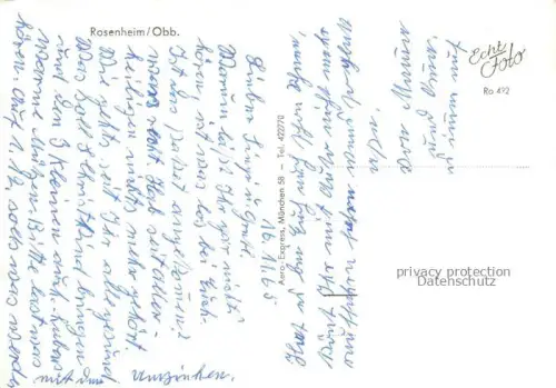 AK / Ansichtskarte ROSENHEIM  Bayern 