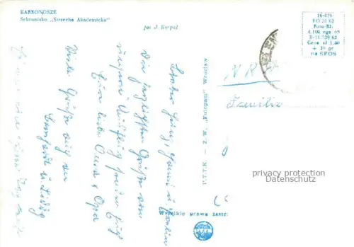 AK / Ansichtskarte Karkonosze PL Strzecha Akademicka 