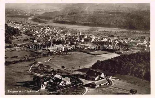 AK / Ansichtskarte Tiengen Waldshut BW Fliegeraufnahme mit Glockenhof