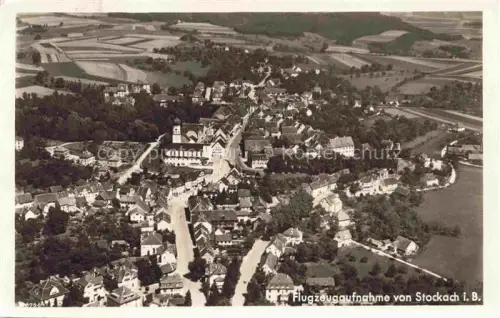 AK / Ansichtskarte Stockach  Baden KONSTANZ BW Fliegeraufnahme