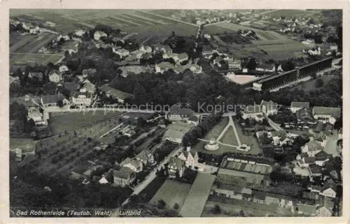 AK / Ansichtskarte Bad Rothenfelde Osnabrueck Niedersachsen Fliegeraufnahme