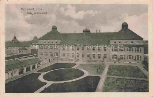 AK / Ansichtskarte Arnsdorf  Sachsen Schloss Reserve Lazarett