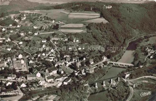 AK / Ansichtskarte Rosbach Sieg Windeck NRW Fliegeraufnahme