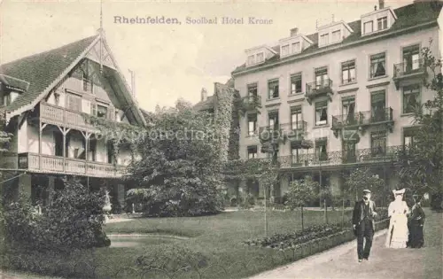 AK / Ansichtskarte RHEINFELDEN AG Solbad Hotel Krone