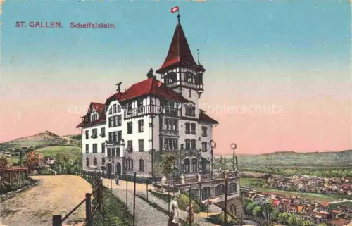AK / Ansichtskarte St Gallen SANKT GALLEN SG Scheffelstein