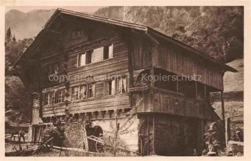 AK / Ansichtskarte Willigen Meiringen Oberhasli BE Schweizer Bauernhaus 1603
