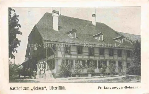 AK / Ansichtskarte Luetzelflueh-Goldbach Trachselwald BE Gasthof zum Ochsen