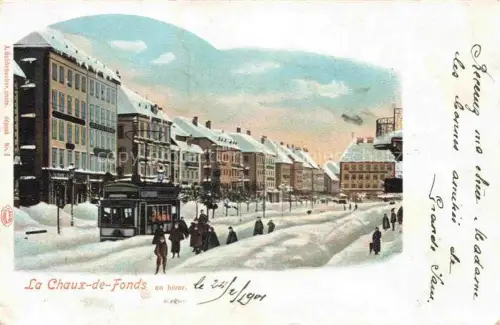 AK / Ansichtskarte LA CHAUX -DE-FONDS NE en hiver
