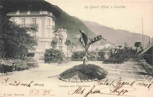 AK / Ansichtskarte Territet Montreux VD Terrasse avec Dependance