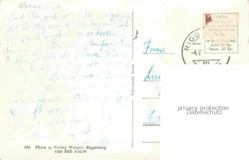 AK / Ansichtskarte Riggisberg Seftigen BE Panorama