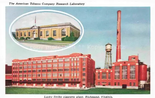 AK / Ansichtskarte Richmond Virginia USA Lucky Strike cigarette plant