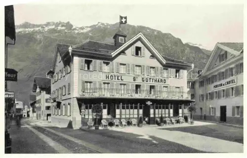 AK / Ansichtskarte Andermatt UR Hotel St Gotthard