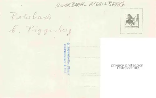 AK / Ansichtskarte Rohrbach Riggisberg BE Gasthaus