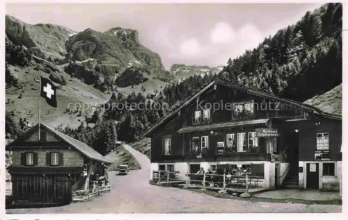 AK / Ansichtskarte Bisisthal Bisistal Schwyz SZ Gasthaus zum Schoenenboden