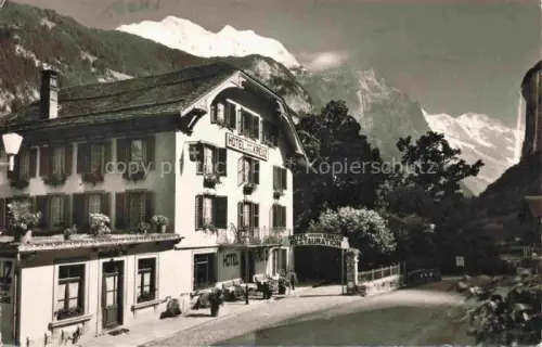 AK / Ansichtskarte Lauterbrunnen Interlaken BE Hotel Restaurant Weisses Kreuz