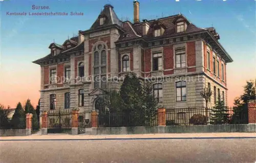 AK / Ansichtskarte Sursee LU Kantonale Landwirtschaftliche Schule