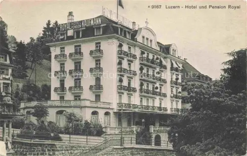 AK / Ansichtskarte LUZERN  LU Hotel Pension Royal