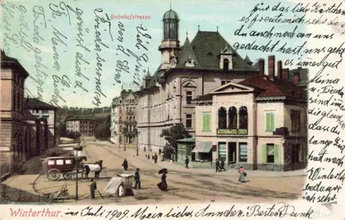 AK / Ansichtskarte WINTERTHUR  ZH Bahnhofstrasse