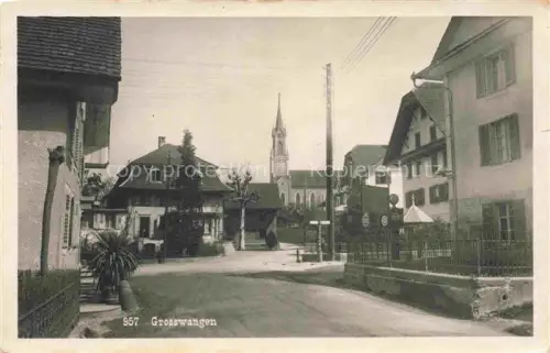 AK / Ansichtskarte Grosswangen Sursee LU Ortspartie mit Kirche