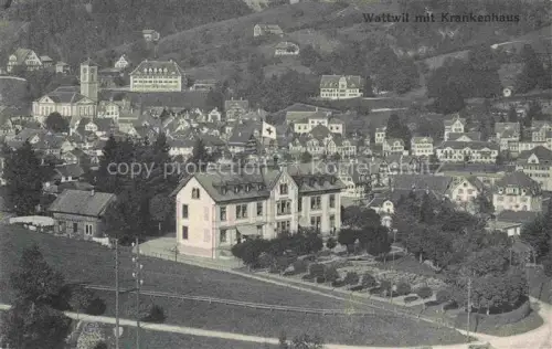 AK / Ansichtskarte Wattwil Toggenburg SG mit Krankenhaus