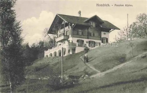 AK / Ansichtskarte Hondrich Spiez BE Pension Alpina