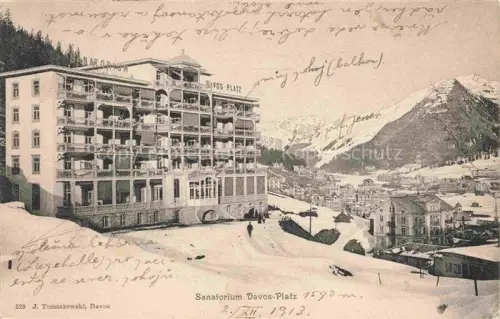 AK / Ansichtskarte DAVOS GR Sanatorium Davos Platz
