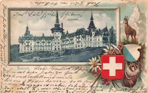 AK / Ansichtskarte ZueRICH  ZH Dolderhotel Wappen Gemse