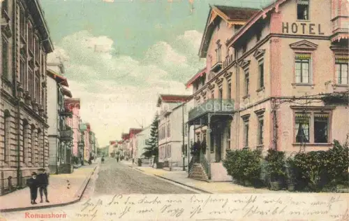 AK / Ansichtskarte ROMANSHORN Bodensee TG Hauptstrasse Hotel