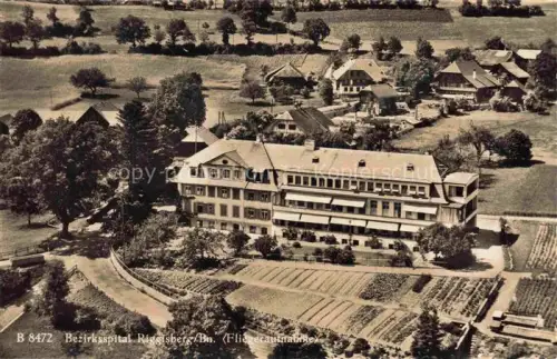 AK / Ansichtskarte Riggisberg Seftigen BE Bezirksspital