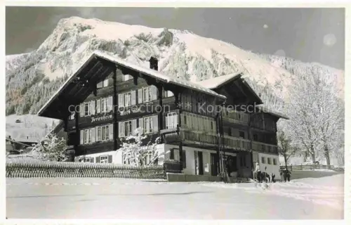 AK / Ansichtskarte Lenk Simmental BE Ferienheim Worb im Winter