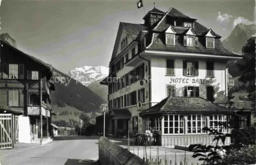 AK / Ansichtskarte Bluemlisalp Kandersteg BE Hotel Baeren im Kiental