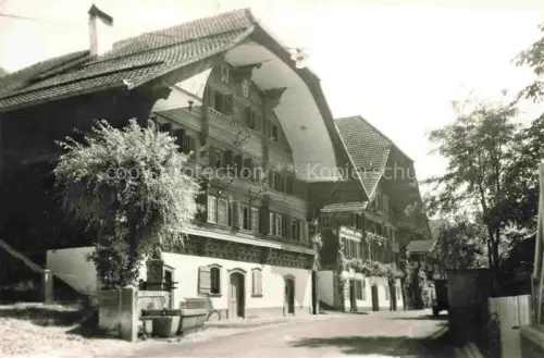 AK / Ansichtskarte Erlenbach Simmental BE Motiv Ortszentrum