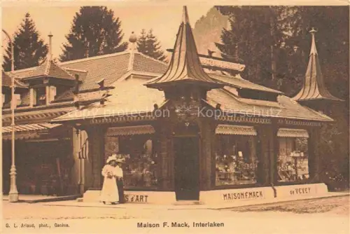 AK / Ansichtskarte INTERLAKEN BE Maison F. Mack