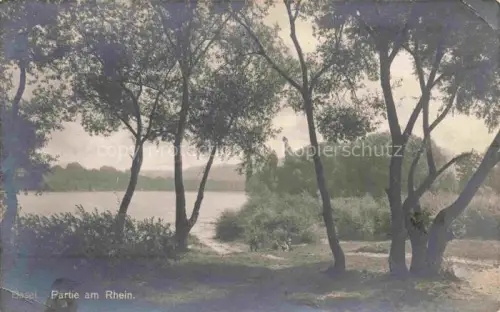 AK / Ansichtskarte BASEL BS Partie am Rhein