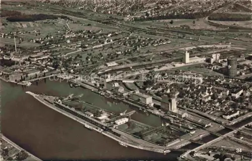 AK / Ansichtskarte BASEL BS Rheinhafen Klein-Hueningen