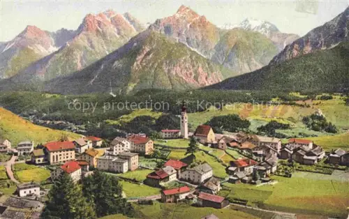 AK / Ansichtskarte Fetan Ftan GR Panorama Alpen