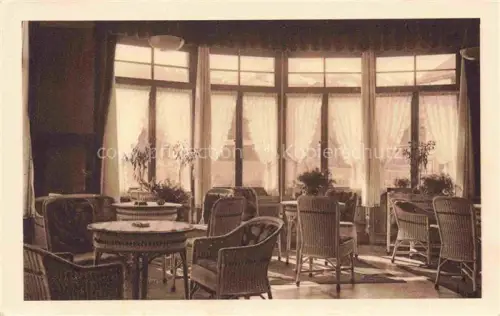 AK / Ansichtskarte Zweisimmen BE Hotel Post Gastraum