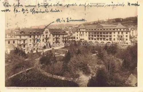 AK / Ansichtskarte ZueRICH  ZH Theodosianum Klinik Sanatorium Parkseite 