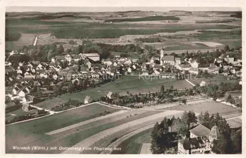 AK / Ansichtskarte Wurzach Bad Panorama mit Gottesberg