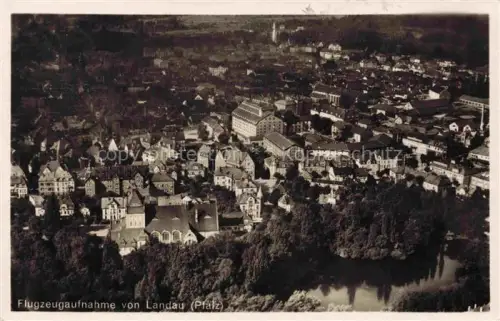 AK / Ansichtskarte LANDAU  PFALZ Fliegeraufnahme