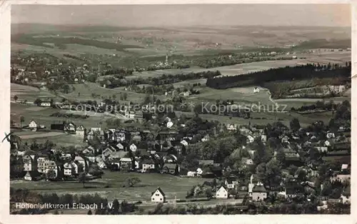 AK / Ansichtskarte Erlbach  Vogtland Sachsen Panorama Hoehenluftkurort