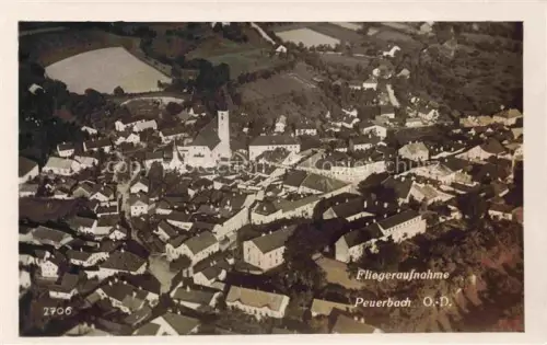 AK / Ansichtskarte Peuerbach Innviertel Oberoesterreich AT Fliegeraufnahme