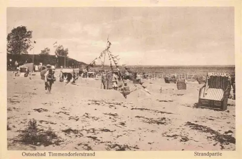 AK / Ansichtskarte Timmendorfer Strand Timmendorferstrand Timmendorf Strandpartie Ostseebad