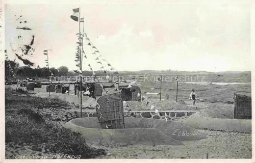 AK / Ansichtskarte HAFFKRUG SCHARBEUTZ Ostseebad Partie am Strand